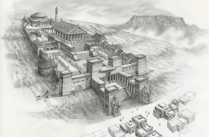 Illustration for article titled The Great Library at Alexandria was destroyed by budget cuts, not fire